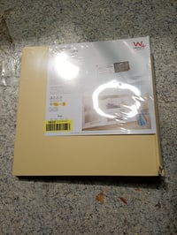 walther design Fun FA-208-H fotóalbum krémszínű 30x30 cm cover-kivágással – — szakadt alsó hátsó sarok (állapot: lásd a 2. képet) 3