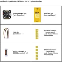 SpeedyBee F405 Mini repülésvezérlő stack: Bluetooth, 35A ESC, 20x20mm, 3-6S 5