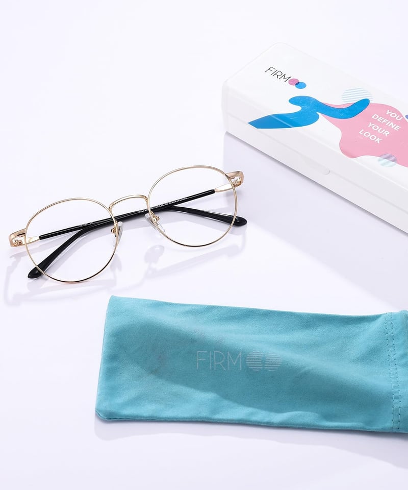Firmoo Unisex Olvasószemüveg Kék Fény Szűrővel - Kerek Fém Keret, Szemfáradtság Elleni Védelem Számítógéphez, Telefonhoz, TV-hez

AI: Firmoo