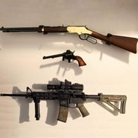 Fegyvertartó fali állvány 8 db - Puskához, pisztolyhoz, íjhoz, gitárhoz 2