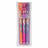 Depesche TOPModel Glitter Roller set gel olovaka sa šljokicama u prozirnoj torbici, šarene olovke za pisanje i ukrašavanje (nepotpun set) — set od 3 komada 2