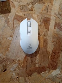 Bezdrôtová herná myš G-LAB Kult Helium, biela, 6400 DPI, 7-farebné RGB podsvietenie, 7 tlačidiel, neúplné balenie, bez USB dongle 2