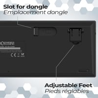 EMPIRE GAMING K246 Kompakt Vezeték Nélküli Gamer Billentyűzet TKL 65% WiFi Bluetooth Type-C MX Red Mechanikus Kapcsolókkal RGB Háttérvilágít 8