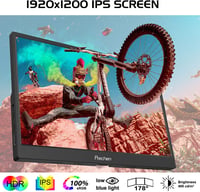 ARZOPA 14" Hordozható Érintőképernyős Monitor HDR IPS 1920x1200 HDMI USB-C Laptop PC Xbox 3