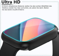 Fitbit Versa 3/4 és Sense 2 edzett üveg képernyővédő, 4 darabos csomag 6