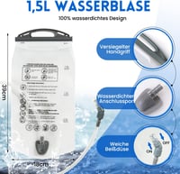 Chicosy Futómellény 1,5L Ivózsákkal és 500ml Kulaccsal - Állítható Ultrakönnyű Hidratációs Hátizsák Férfiaknak és Nőknek, Maratonhoz, Futásh 3