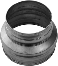 Vent Systems 160-150 mm Horganyzott Acél Szűkítő Adapter - Szellőzőrendszerekhez, Légkondicionálókhoz, Kerek Csővezetékekhez, Egyszerű Telep 9