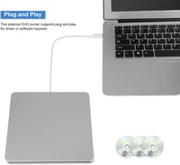 VBESTLiFE Ultravékony Külső CD/DVD Olvasó és Író - USB-C Csatlakozással 3