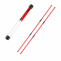 Bețe de aliniere pentru golf flintronic, 2 bucăți, pliabile — defecte, funcționează parțial: sistemul de îmbinare este rupt (stare: vezi a doua imagine) 1