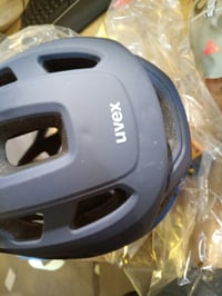 uvex React Jr. Fullface gyermek kerékpáros sisak, dusk blue matt, 52-56 cm fejkerület, teljes arcvédő, EPS mag, egyéni méretbeállítás 3