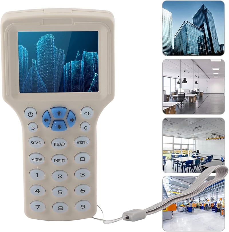 VBESTLIFE RFID másoló és NFC kártyaíró készülék 10 frekvenciával, kulcskártyákkal