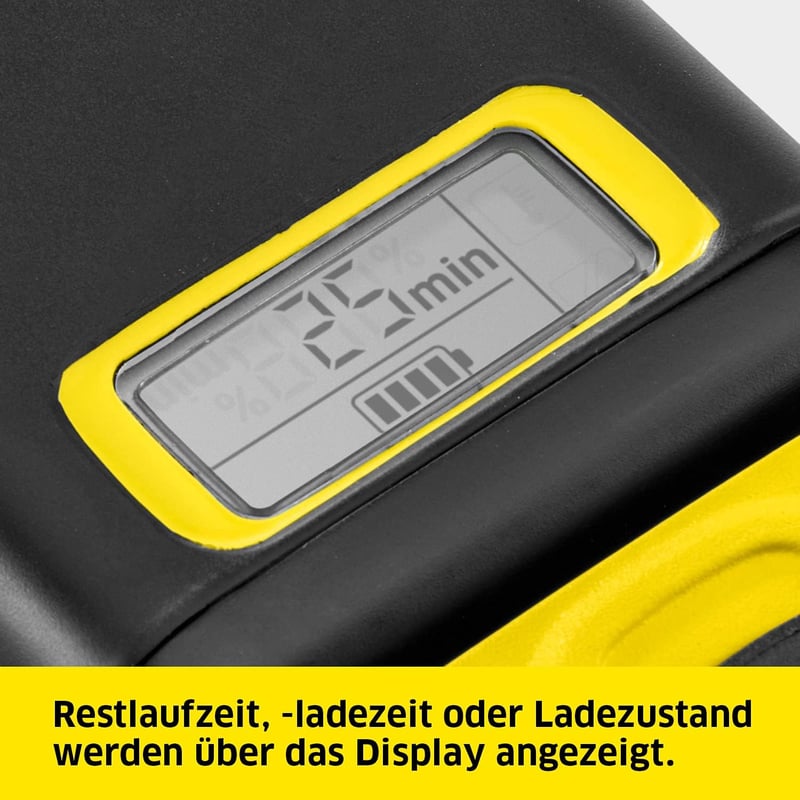 Kärcher Battery Power Starter Kit - 18V/5Ah Akkumulátor és Gyorstöltő Szett Vezeték Nélküli Kerti és Háztartási Gépekhez