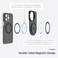 JJC mágneses szűrőtartó iPhone 15/14/13 Pro-hoz, 49mm-es szűrőkhöz, MagSafe kompatibilis 6