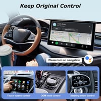 NHOPEEW vezeték nélküli Android Auto adapter - gyári autókhoz, egyszerű használat 6