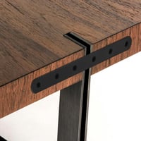 Fekete Fém Összekötő Lemez 10db - Bútorokhoz, Polcokhoz, Szekrényekhez - 200x20x3mm Perforált Lapos Vasalat 60 Csavarral 5