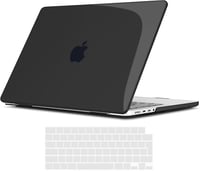 MacBook Pro 16" 2023/2021 ultravékony védőtok + billentyűzetvédő, kristályfekete - TECOOL 1