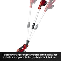 Einhell Akkumulátoros fű- és bokornyíró GE-CG 18/100 Li T-Solo Power X-Change - 18V, 10cm vágásszélesség, 20cm vágáshossz, teleszkópos nyéll 8