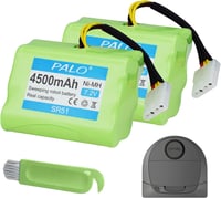 CITYORK NiMH Akkumulátor Csomag Neato XV Robotporszívókhoz - 2db 7.2V 4500mAh - XV-11/12/14/15/21/25 Modellekhez - Hosszú Élettartam 1