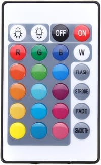 Távirányítós USB LED szalagvezérlő RGB 5050 csíkhoz - MASUNN 24 4
