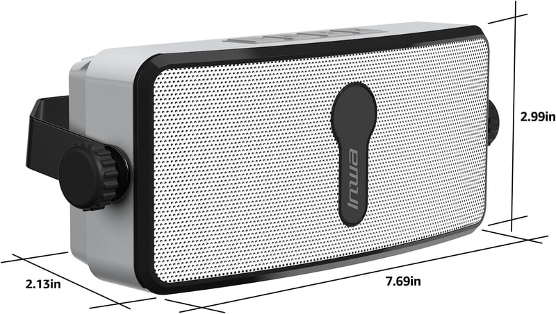 Inwa MZ511 Bluetooth Kültéri Hangszóró Szett - IPX5 Vízálló, Falra Szerelhető, 20W, Szinkronizálható, Mobil és Echo Dot Kompatibilis (2 db)