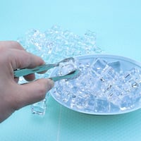 AMZ Műanyag Jégkocka Szett - 70 db Átlátszó Akril Dekorációs Jégkocka Fotózáshoz, Kiállításhoz - Újrahasználható, Tartós (20mm, 25mm) 7