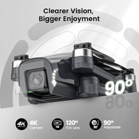 Holy Stone HS710 4K Kamerás Drón Felnőtteknek - GPS, 5G WiFi, Összecsukható Quadcopter Kezdőknek, Optikai Pozícionálás, Automatikus Hazatéré 3