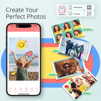 YOTON Mobil Fotónyomtató Okostelefonhoz - 54 db Fényes Fotópapírral (10x15cm) - AR Videónyomtatás, WiFi, iOS és Android Kompatibilis 3