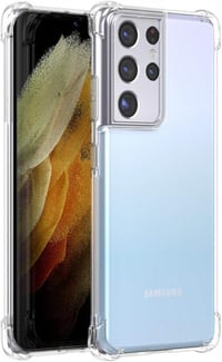 Samsung Galaxy S21 Ultra 5G átlátszó védőtok - Ütésálló, vékony és puha 1