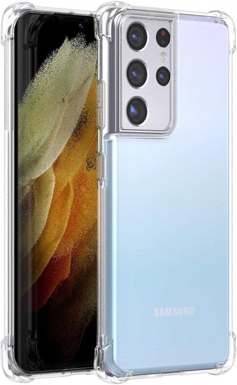 Samsung Galaxy S21 Ultra 5G átlátszó védőtok - Ütésálló, vékony és puha