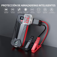YABER 2000A Hordozható Autós Indításrásegítő 22000mAh Kapacitással, 2000A Csúcsárammal, Beépített Akkumulátorral 5