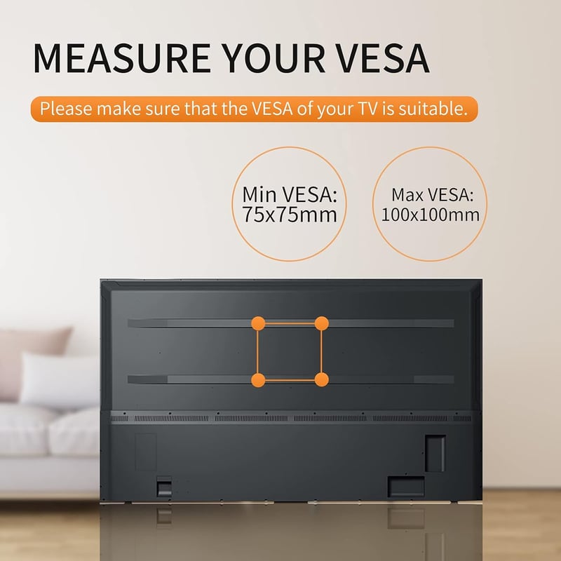 SUPTEK Falra szerelhető TV tartó 13-30" LED/LCD képernyőkhöz, dönthető, 15kg-ig