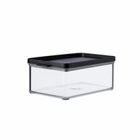 Mepal posuda za hladne nareske 3x500 ml crna, organizator za hladnjak — nedostaje 1 plastična posuda (razina) (stanje: vidi 2. sliku) 1