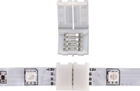 Plozoe LED Szalag Csatlakozó Készlet - 10mm RGB 5050 LED Szalaghoz - Sarokelem, Hosszabbító, Rögzítőklipszek - Beltéri Színváltós Világítás 4