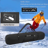 BlesMaller Párnázott Snowboard Táska 165 cm-es Sílécekhez - Taktikai Sízsák 3 Rekesszel Snowboard, Sícipő és Felszerelés Szállításához 2