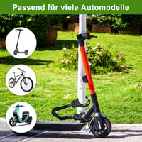 Mucek E-Roller Lakat - 60 cm Réz Magos Bilincs Zár Tárolótáskával, Kerékpár és Roller Lánclakat, Fekete, 1,74 kg, Lopásgátló 5