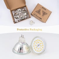 DiCUNO GU5.3 LED Izzó 5W - Dimmelhető MR16 Spotlámpa, Természetes Fehér 4000K, 500LM, 50W Halogén Helyettesítő, 120° Szórási Szög, Beltéri S 8