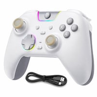 EasySMX X05 Pro Vezeték Nélküli Kontroller – Fehér – Hibás (Bal — hibás, részben működik: bal analóg kar beragad (állapot: lásd a 2. képet) 1