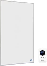 Hocosyme Infravörös Fűtőpanel Termosztáttal - 1000W Fali Fűtőtest 10-25㎡ Helyiségekhez, 120°C, Gyors Felmelegedés, TÜV Tanúsítvány, Távirány 1