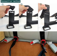 ISOFIX Univerzális Acél Rögzítő Autós Gyereküléshez - Hancaner Biztonsági Öv Csatlakozó 4