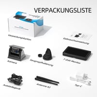 eRapta Mágneses Napelemes Tolatókamera 7" 1080P Monitorral - 9600 mAh Akkumulátor, 1 Perces Telepítés, IP69K Vízálló, 150° Látószög

AI: I'v 7