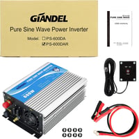 Giandel 600W színuszos inverter 12V-220V, USB és távirányító 7