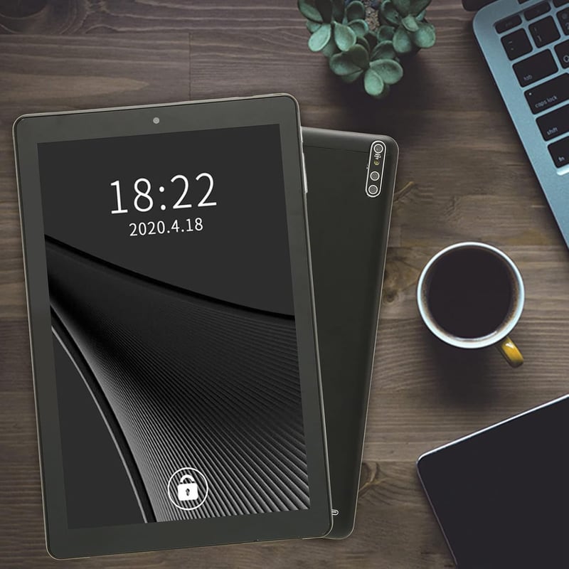 Zunate 10" 3G Android 11 tablet, 3GB RAM, 64GB, 5G WiFi, 6000mAh, fekete