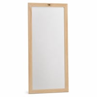 SONGMICS BERIT JJC093N01 náhradné vnútorné zrkadlo pre šperkovnicu, pre 120 cm vysokú skrinku v dubovom hnedom prevedení, na montáž na stenu alebo dvere 1