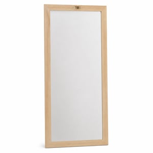 SONGMICS BERIT JJC093N01 dio unutarnjeg ogledala za ormarić za nakit, za ormarić boje hrasta visine 120 cm, za montažu na zid ili vrata