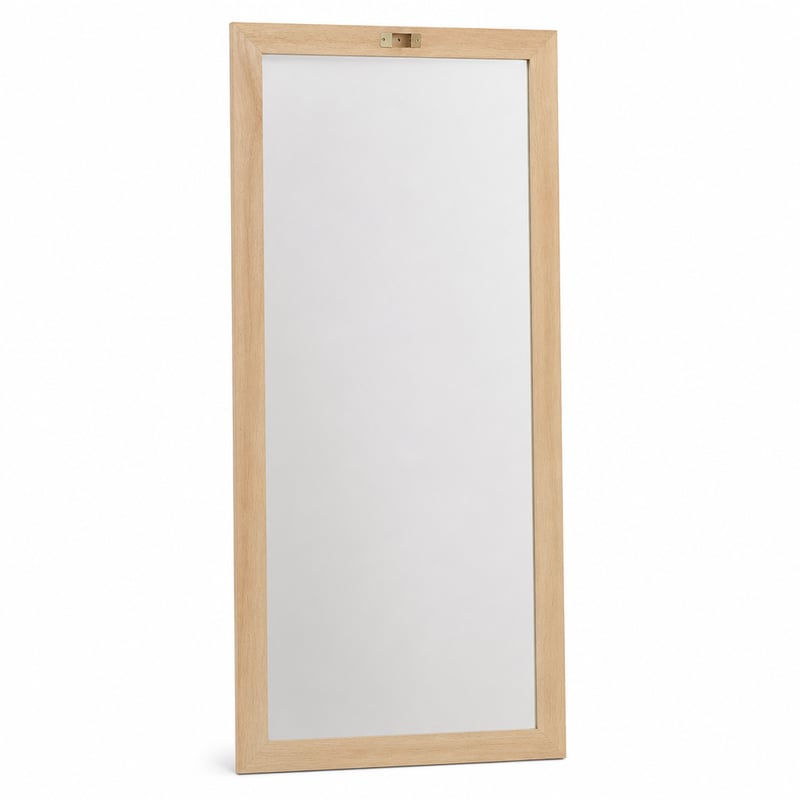 SONGMICS BERIT JJC093N01 náhradné vnútorné zrkadlo pre šperkovnicu, pre 120 cm vysokú skrinku v dubovom hnedom prevedení, na montáž na stenu alebo dvere
