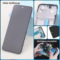 RongZy Xiaomi Redmi Note 11 LCD Kijelző és Érintőpanel Csere Kerettel - Fekete Színben, Szerelő Eszközökkel, Kompatibilis 2201117TG/TI/TY/TL 5