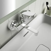 Ideal Standard Ceraplan BD241AA Fali Mosdó Csaptelep - Króm, Víztakarékos Rendszerrel, Sárgaréz, Egykaros Kivitel, Felületre Szerelhető 5