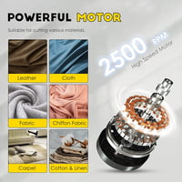 CGOLDENWALL YJ-70 Ipari Elektromos Szövetvágó | 70mm Penge | 25mm Vágásmélység | Textil, Bőr, Papír 4