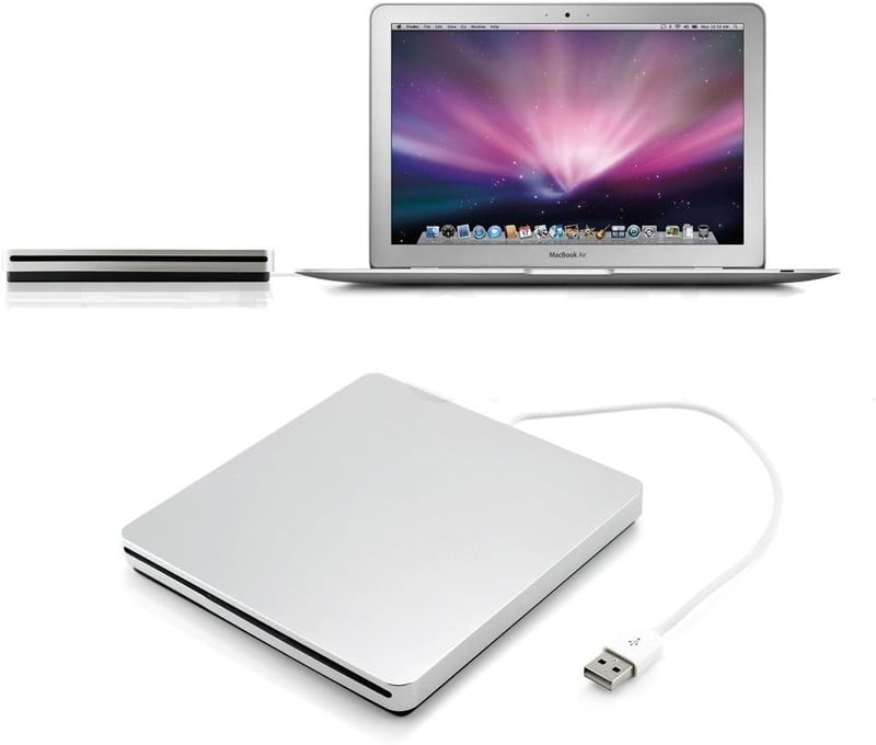 MacBook kompatibilis DLAND külső USB DVD/CD író-olvasó