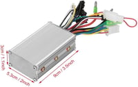 Elektromos Roller Vezérlő 36V/48V 350W - Kefenélküli Alumínium Kerékpár Kiegészítő 6